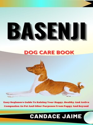 cover image of BASENJI DOG CARE BOOK